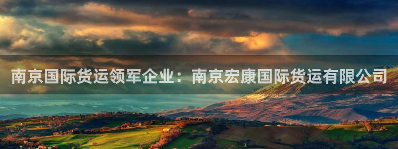 尊龙物流官网：南京国际货运领军企业：南京宏康国际货运有限