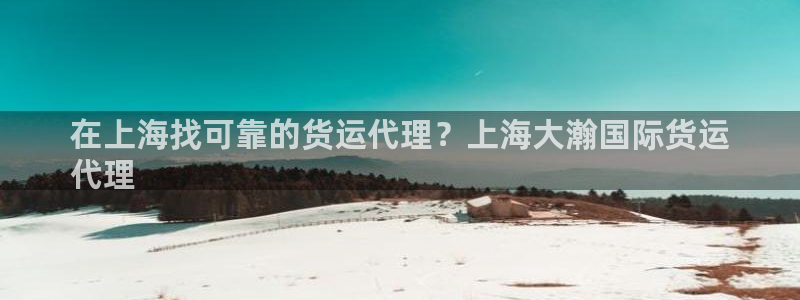 尊龙人生就是博客服：在上海找可靠的货运代理？上海大瀚国际